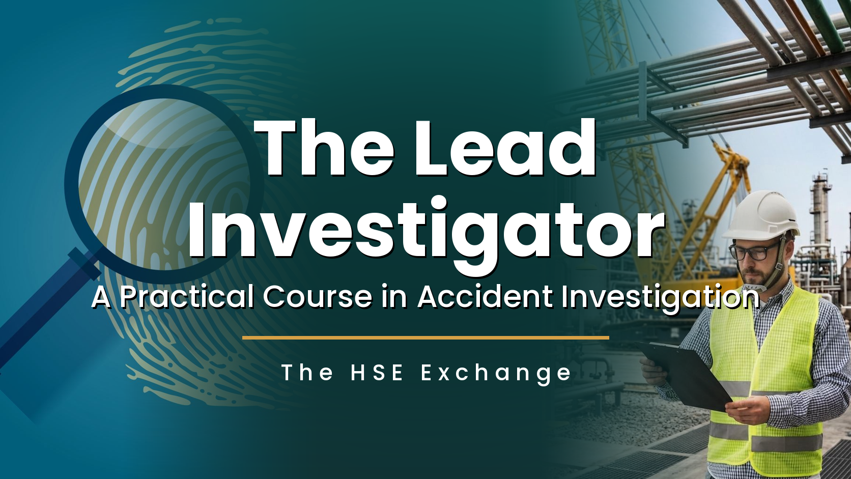The Lead Investigator: A Practical Course in Accident Investigation